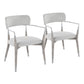 Savannah Chair - Set of 2 By LumiSource - CH-SAVANNAH GYLGY2 | Dining Chairs | Modishstore - 4