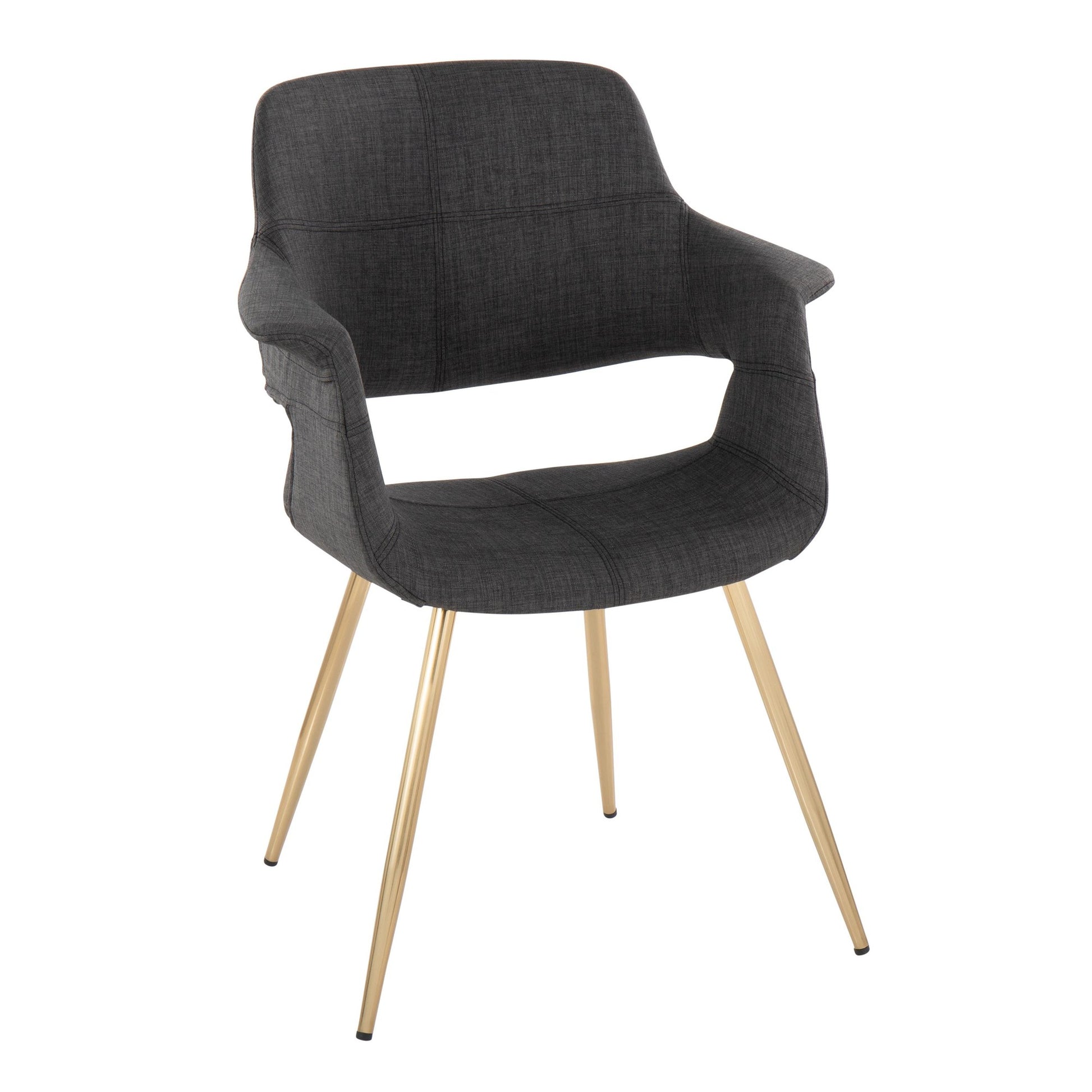 Vintage Flair Chair - Set of 2 Cream By LumiSource | Dining Chairs | Modishstore - 10