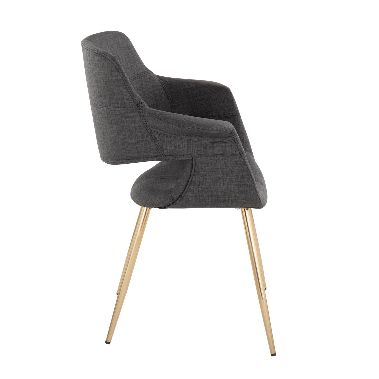 Vintage Flair Chair - Set of 2 Cream By LumiSource | Dining Chairs | Modishstore - 11