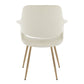 Vintage Flair Chair - Set of 2 Cream By LumiSource | Dining Chairs | Modishstore - 6