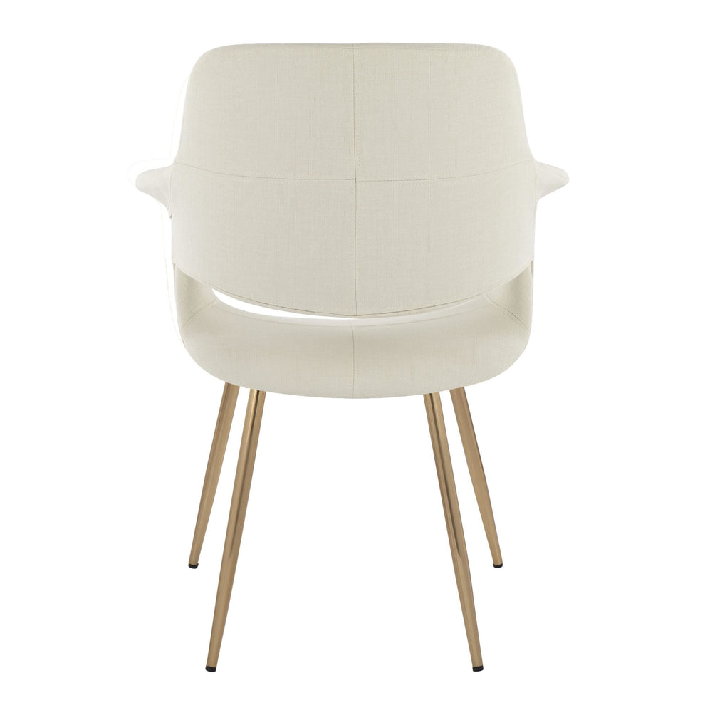 Vintage Flair Chair - Set of 2 Cream By LumiSource | Dining Chairs | Modishstore - 6