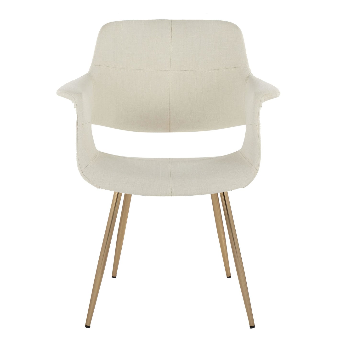 Vintage Flair Chair - Set of 2 Cream By LumiSource | Dining Chairs | Modishstore - 7