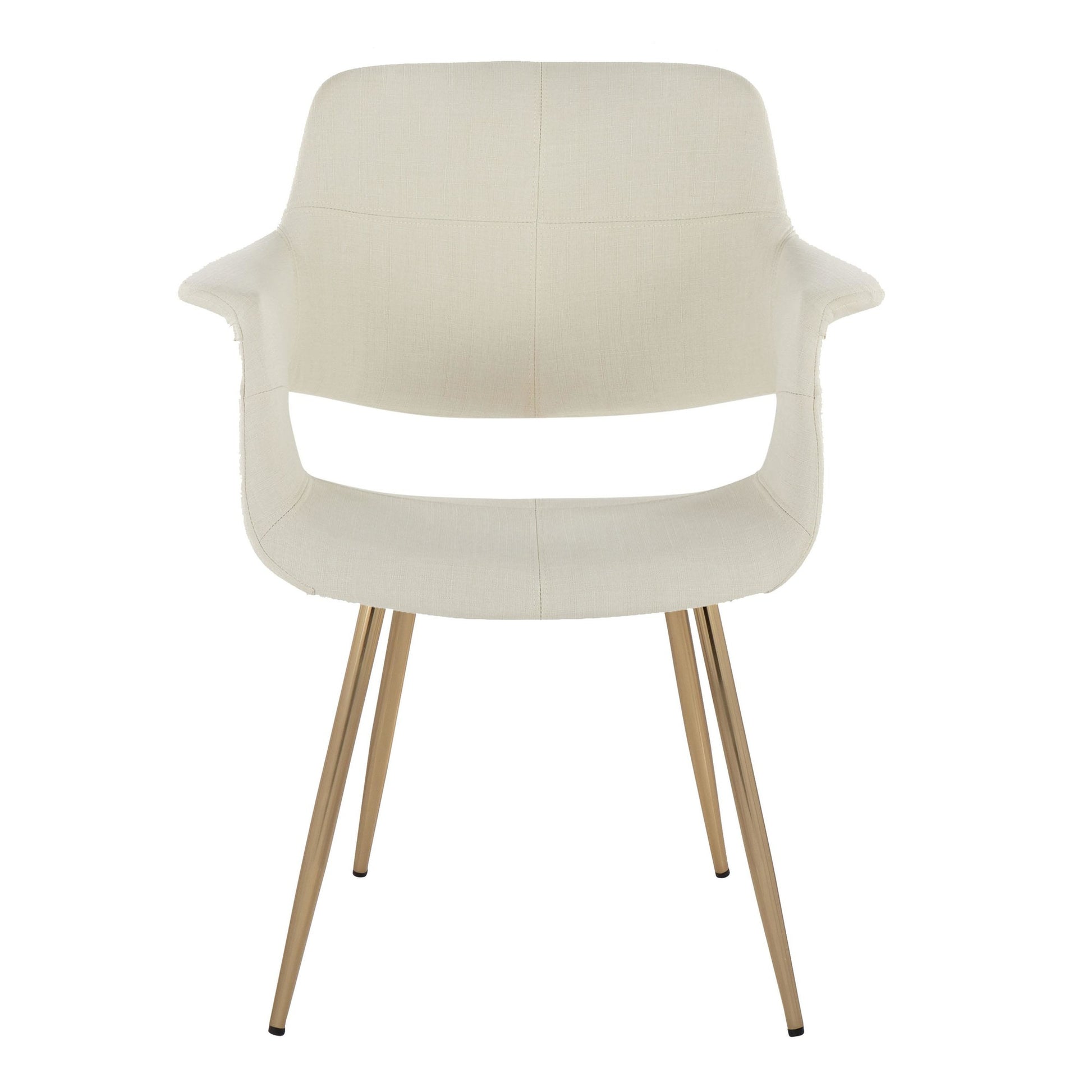 Vintage Flair Chair - Set of 2 Cream By LumiSource | Dining Chairs | Modishstore - 7