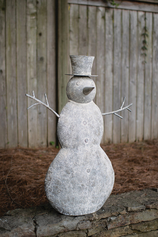 Metal Snowman By Kalalou | Holiday | Modishstore