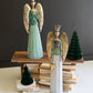 Painted Metal Christmas Angels Set Of 2 By Kalalou | Ornaments | Modishstore - 4
