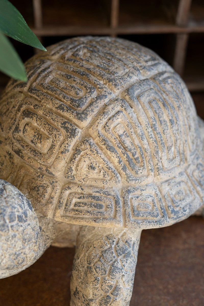 Faux Concrete - Turtle By Kalalou | Garden Sculptures & Statues | Modishstore - 2