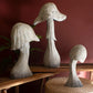 Set Of Three Rustic Metal Mushrooms By Kalalou