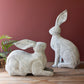 Set Of Two Rustic Metal Rabbits By Kalalou