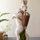 Resin Easter Bunny - Basket With Eggs By Kalalou