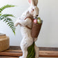 Resin Easter Bunny - Basket With Eggs By Kalalou