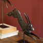 Set Of Two Metal Fox And Rabbit On Stands By Kalalou