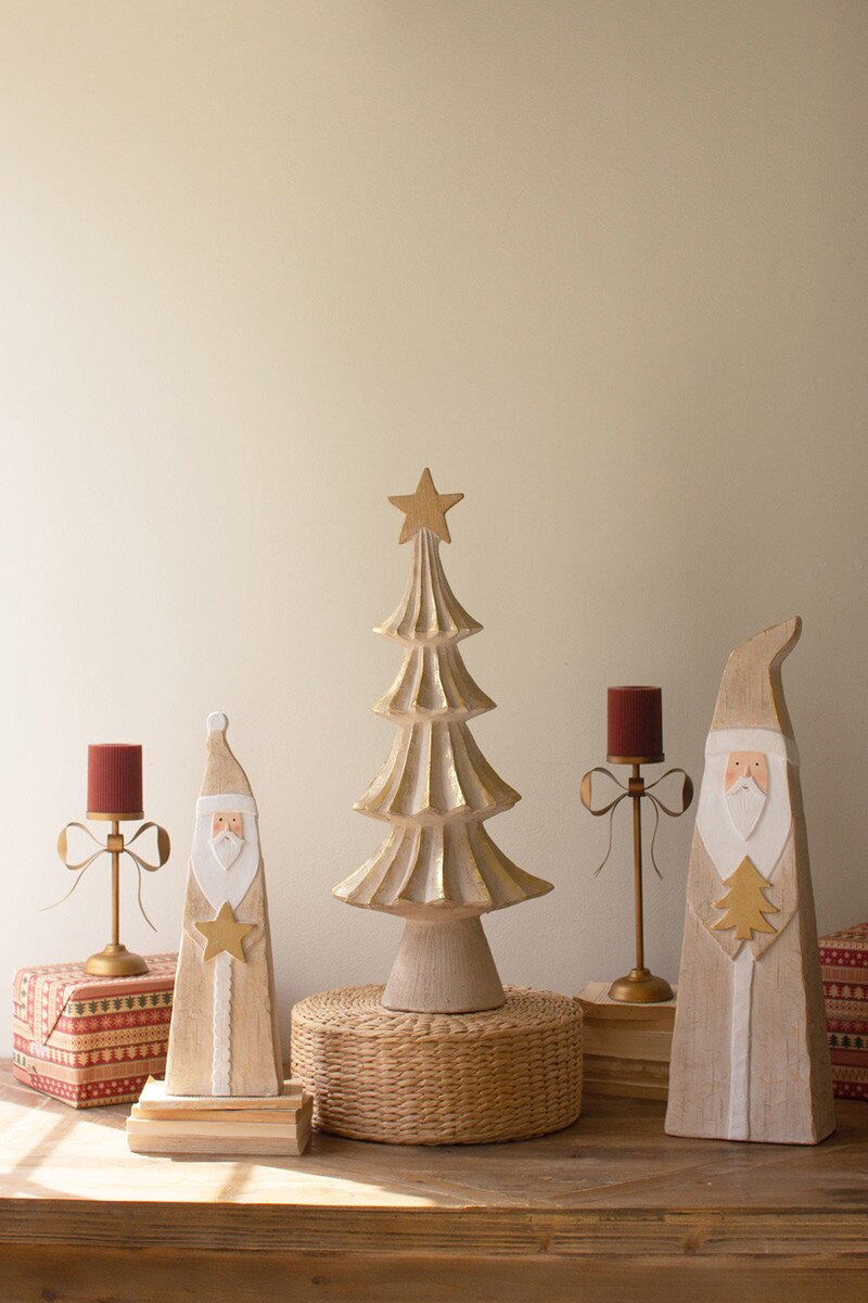 Resin Christmas Topiaries By Kalalou