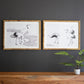 Set Of Two Framed Shore Bird Prints Under Glass By Kalalou | Wall Painting | Modishstore
