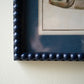 Set Of Two Navy Framed Fish Prints Under Glass By Kalalou