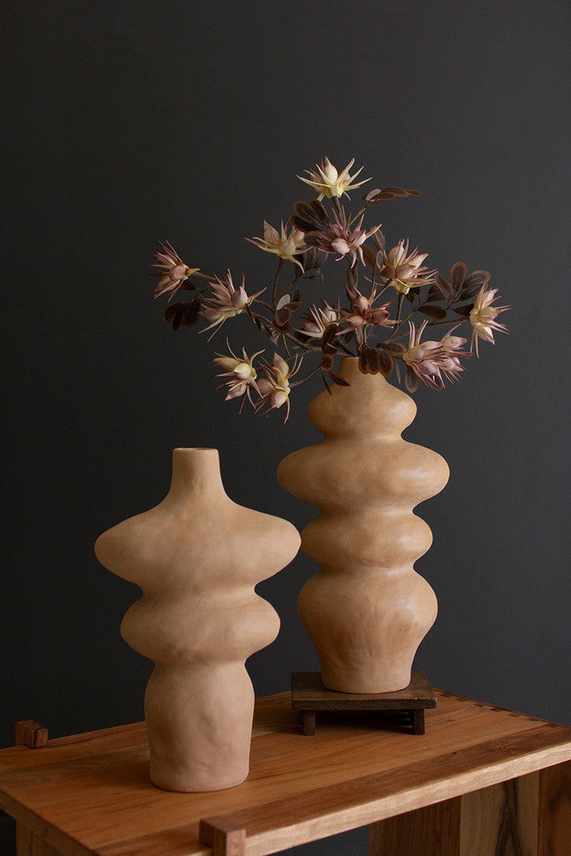 Ceramic Oval Bubbles Vase - 16.5" T By Kalalou | Vases | Modishstore - 2