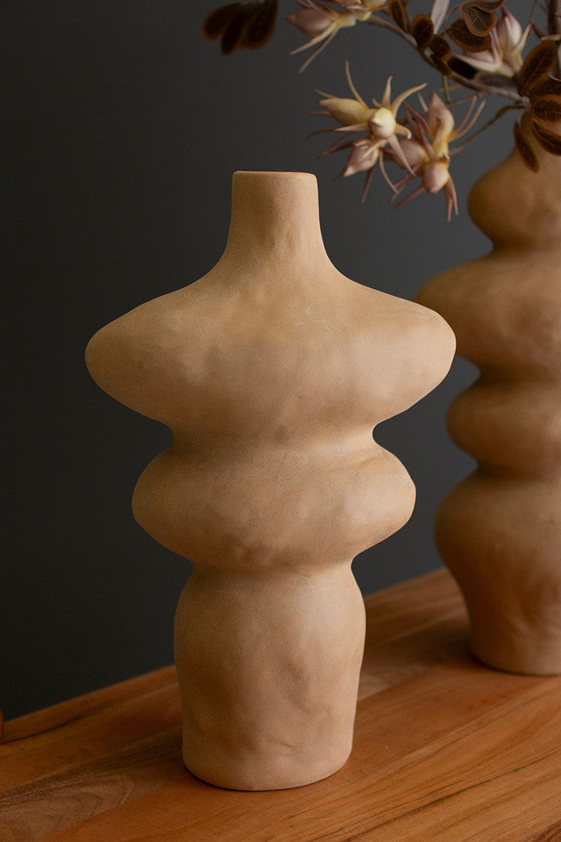 Ceramic Oval Bubbles Vase - 16.5" T By Kalalou | Vases | Modishstore - 4