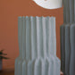 Tall Ribbed Green Ceramic Vase - 29"T By Kalalou | Vases | Modishstore - 3