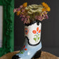 Ceramic Cowboy Boot Vase By Kalalou