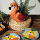 Ceramic Flamingo Vase (Min 2) By Kalalou