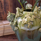 Ceramic Frogs And Snails Vase By Kalalou