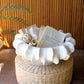 Organic White Ceramic Compote By Kalalou