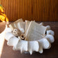 Organic White Ceramic Compote By Kalalou