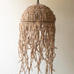 Wooden Bead Jellyfish Pendant Light By Kalalou