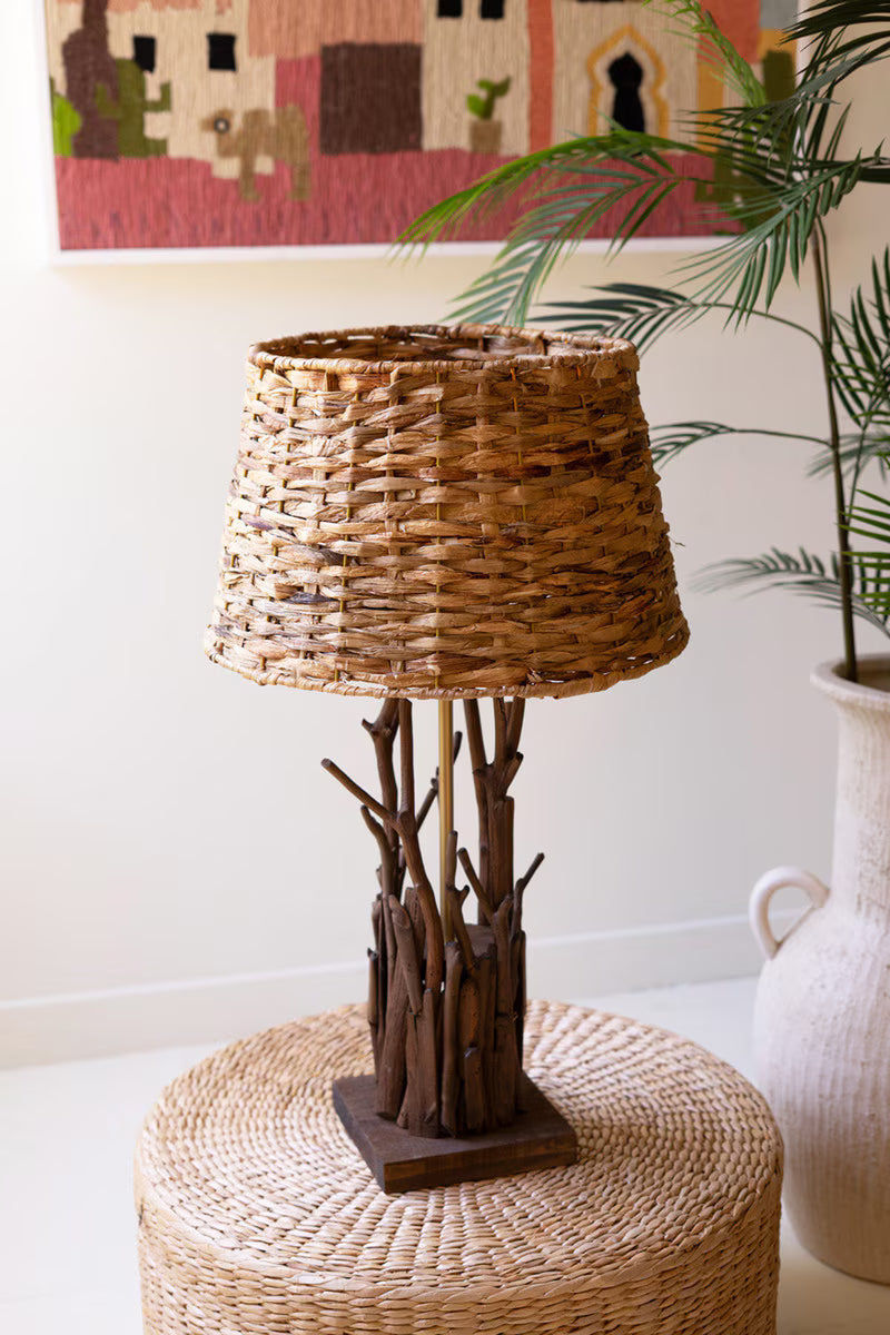 Kalalou Driftwood Table Lamp - Thumbnail 2