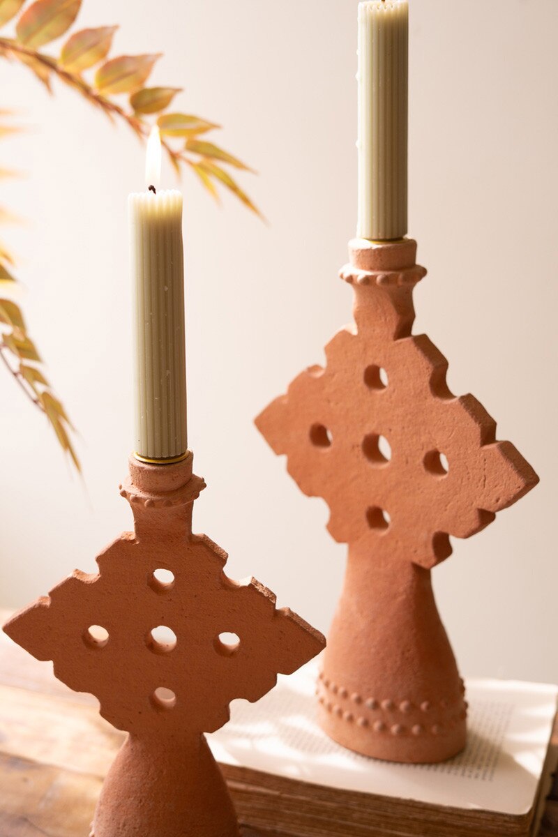 Kalalou Taper Candle Holders - Thumbnail 2