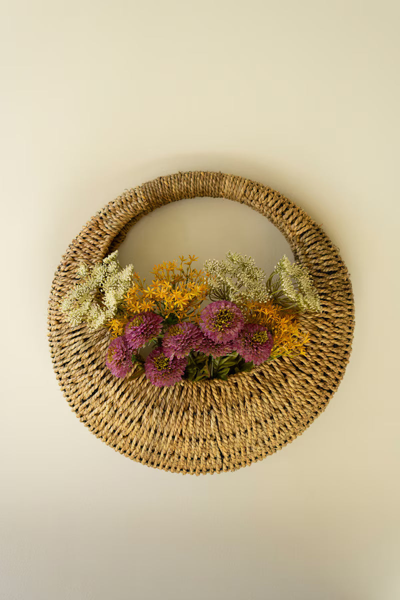 Woven Vine Wall Basket (Min 2) By Kalalou