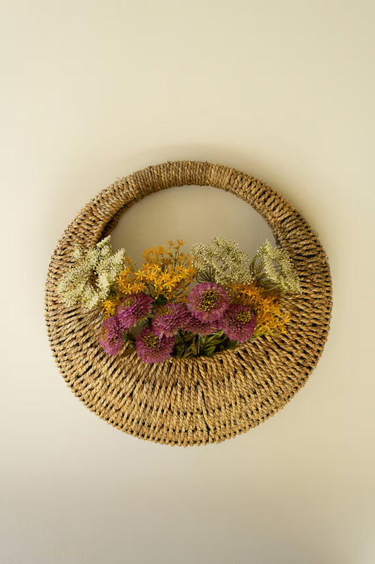 Woven Vine Wall Basket (Min 2) By Kalalou