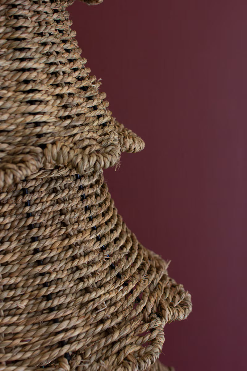 Set Of Two Woven Vine Christmas Trees By Kalalou