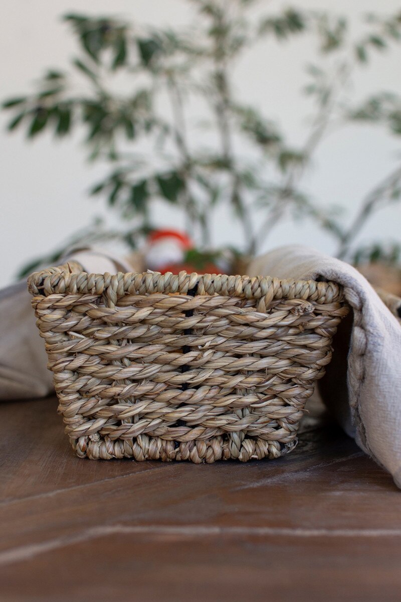 Set Of Two Woven Seagrass Bread Baskets (Min 2) By Kalalou