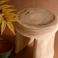 Carved Wooden Stool By Kalalou