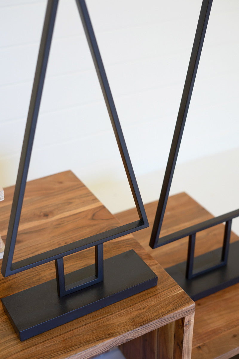 Iron Christmas Tree Topiaries Set Of 2 By Kalalou | Christmas Trees | Modishstore - 2