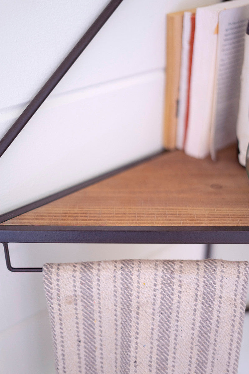Metal And Wood Shelf By Kalalou | Wall Shelf | Modishstore - 2
