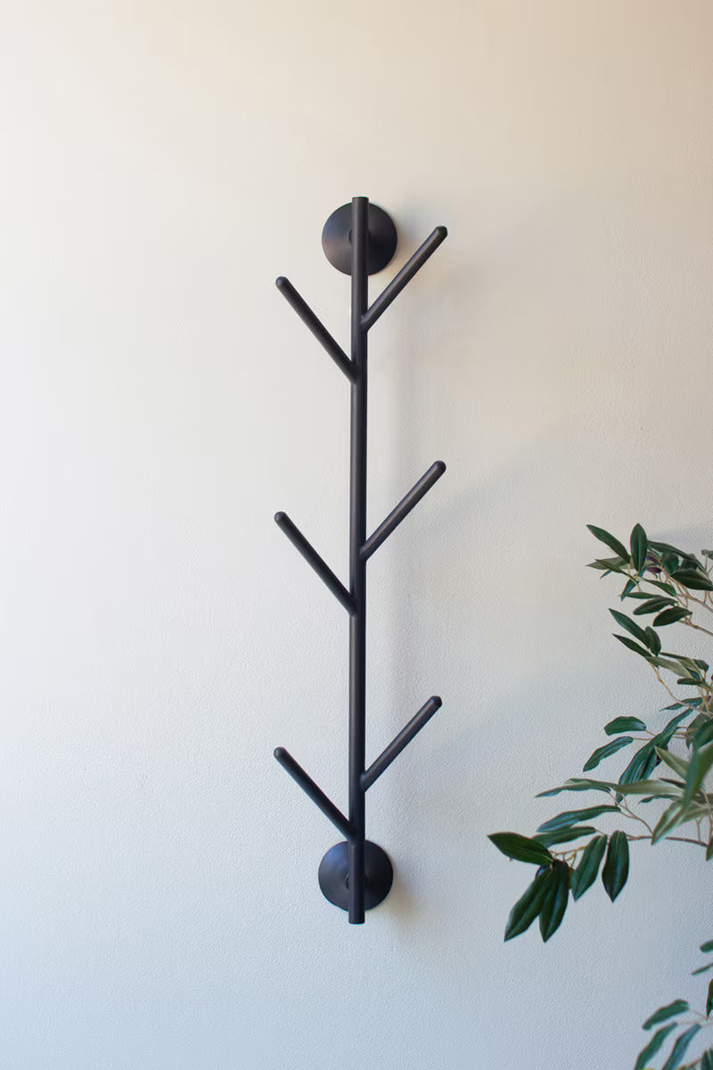 Kalalou Iron Wall Coat Rack - Thumbnail 2