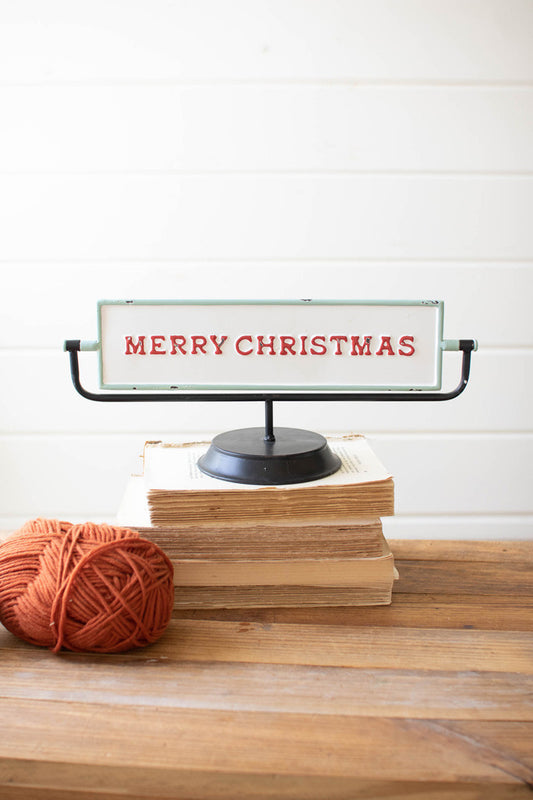 Merry Christmas And Happy New Years Flip Sign (Min 2) By Kalalou | Ornaments | Modishstore
