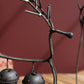 Set Of Two Wire Reindeer With Bells By Kalalou