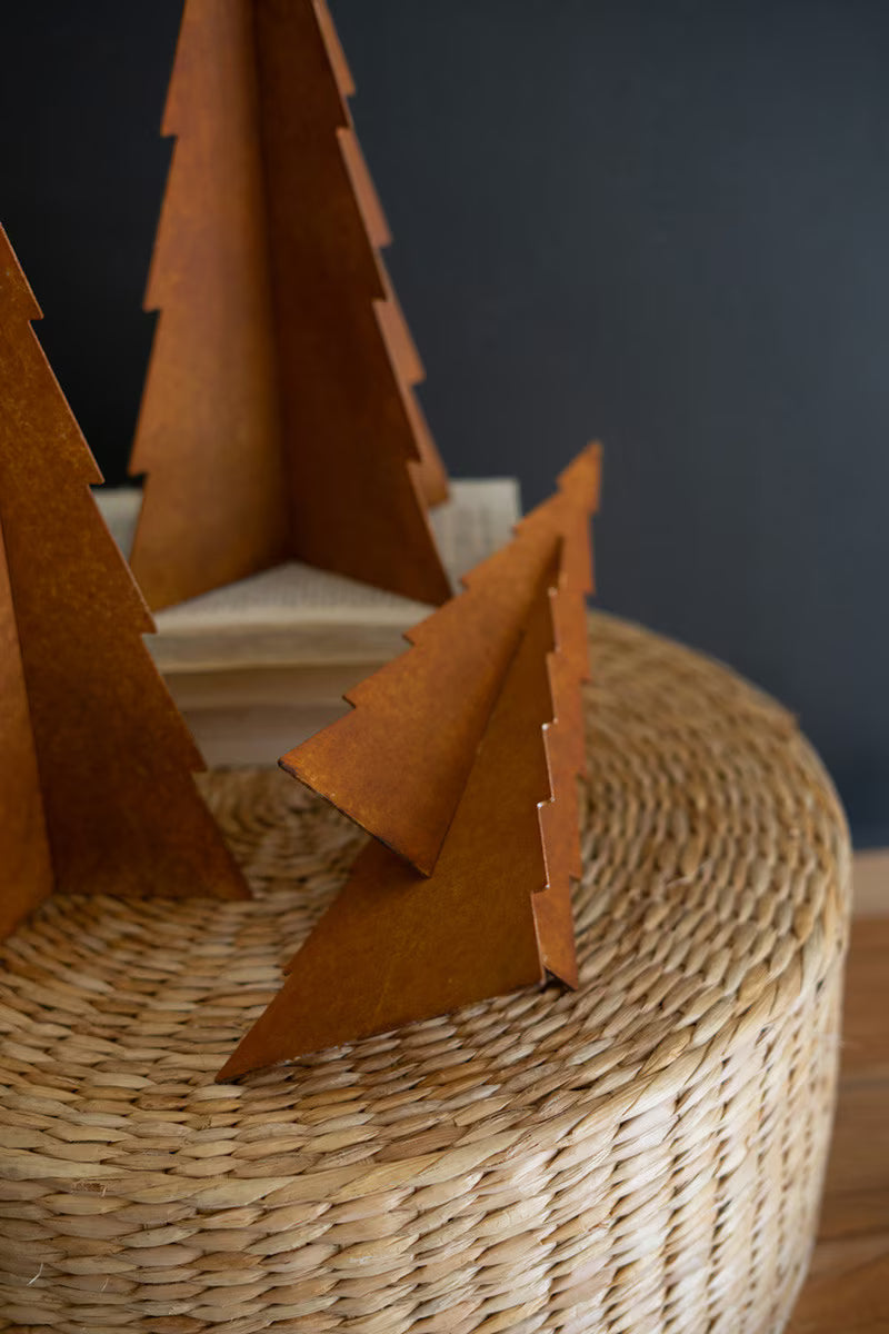 Set Of Three Rustic Christmas Trees - Thumbnail 3