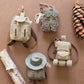 Set Of Four Backpack Christmas Ornaments (Min 2) By Kalalou