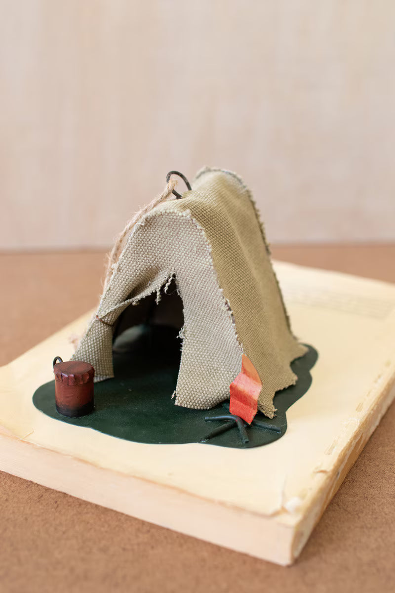 Set Of Four Tent Ornaments (Min 2) By Kalalou