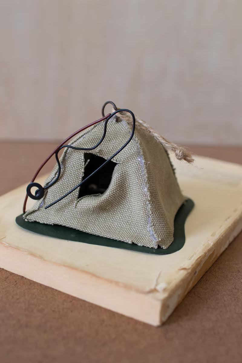 Set Of Four Tent Ornaments (Min 2) By Kalalou