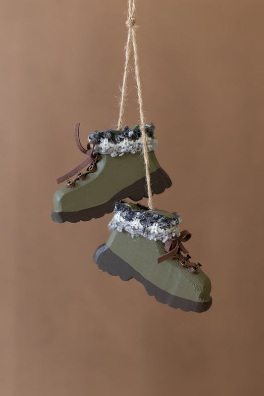 Green Boots Christmas Ornament (Min 6) By Kalalou