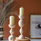Turned Wood Candle Towers Set Of 2 By Kalalou | Candle Holders | Modishstore - 3