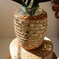 Willow Wrapped Glass Vessel By Kalalou