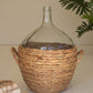 Water Hyacinth Wrapped Glass Wine Damigiana By Kalalou