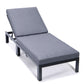 LeisureMod Chelsea Modern Outdoor Chaise Lounge Chair With Cushions | Outdoor Chaise Lounges | Modishstore - 5