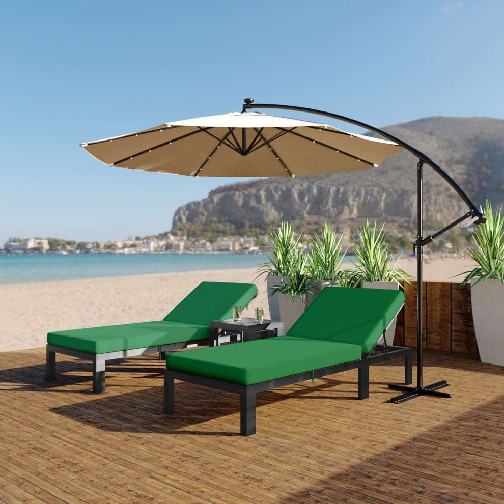 LeisureMod Chelsea Modern Outdoor Chaise Lounge Chair With Cushions | Outdoor Chaise Lounges | Modishstore - 28