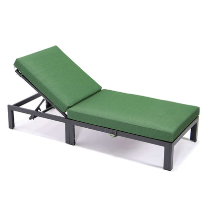 LeisureMod Chelsea Modern Outdoor Chaise Lounge Chair With Cushions | Outdoor Chaise Lounges | Modishstore - 36